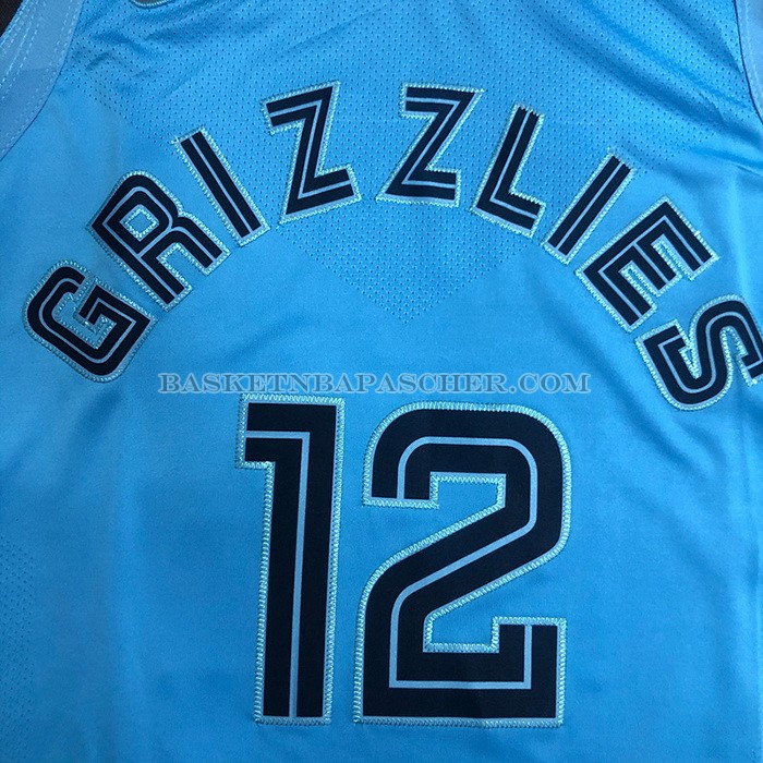 Maillot Memphis Grizzlies Ja Morant NO 12 Statement Authentique 2021-22 Bleu